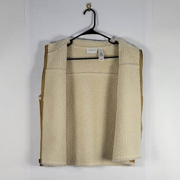 Liz Claiborne  Faux Suede Vest # 269 Size M - Picture 5 of 6